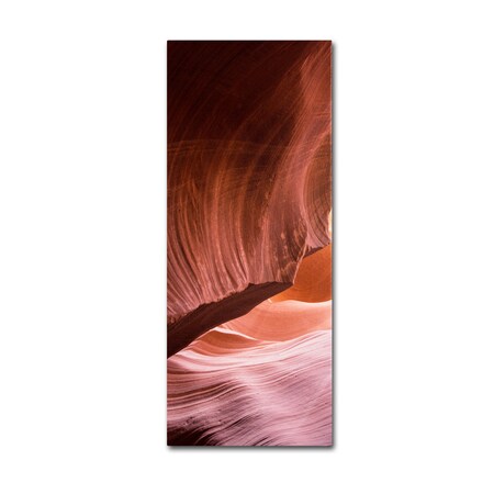 Trademark Fine Art Moises Levy 'The Lower Wave I' Canvas Art, 12x24 ALI0081-C1224GG